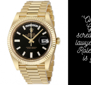 Let Your Rolex Go Missing..!