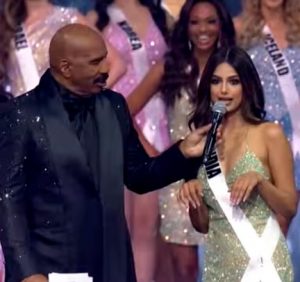Miss Universe Throws a Boulder..!