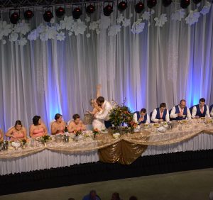 Sitting at the Head Table..!