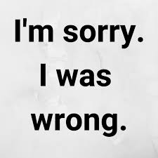 When I’m Wrong..!
