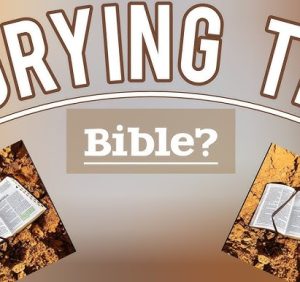 Burying a Religious Symbol…! Burying a Religious Symbol…!