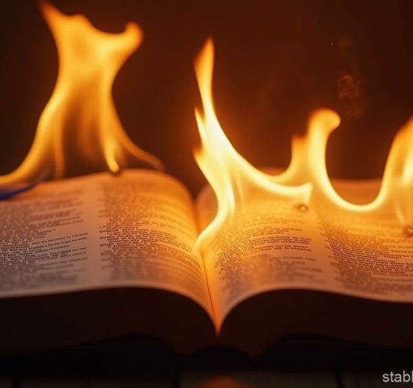 Burning Bibles and Crosses..!