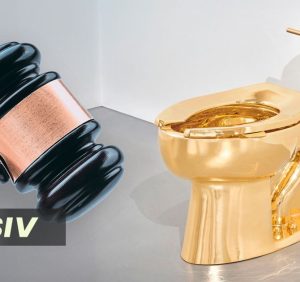 A Commode Made of Gold..!