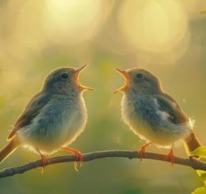 A Duet Between Two Birds..!