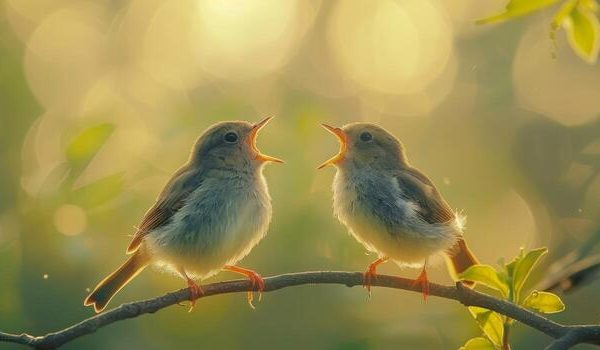 A Duet Between Two Birds..!