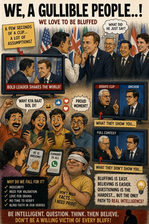 We, A Gullible People..!