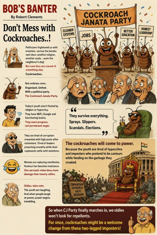 Don’t Mess with Cockroaches..!