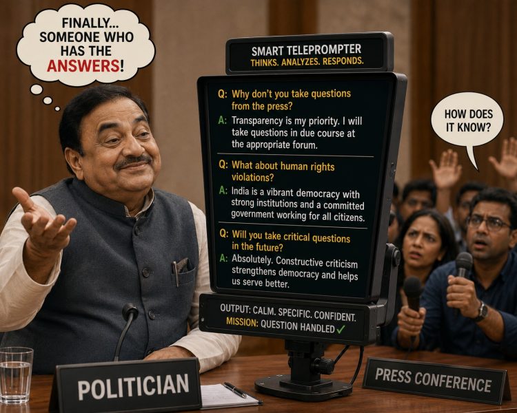 A Teleprompter That Answers Questions…!