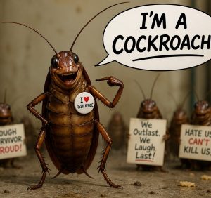 The Cockroach’s Last Laugh..!