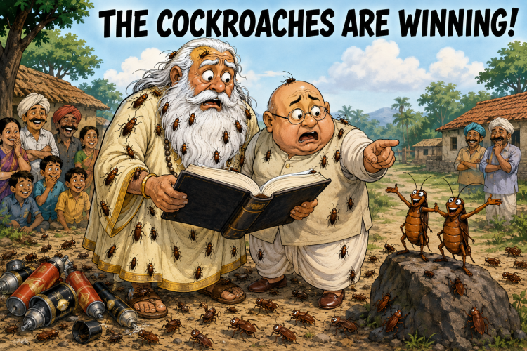 The New Cockroach Spray..!