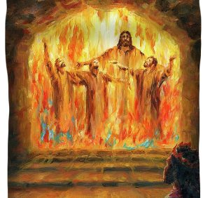 Not Burnt by the Fire..!