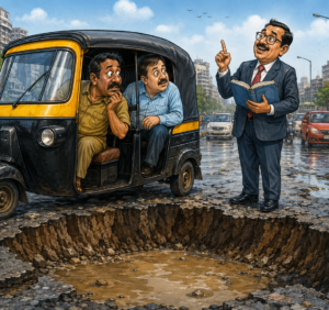 First Teach Potholes Marathi..!