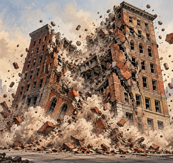 The Fall of Bricks and Mortar…!..!