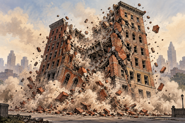 The Fall of Bricks and Mortar…!..!