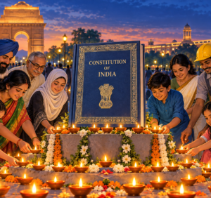 Light Diyas for the King..!