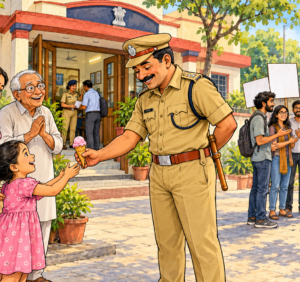 Police Restraint..!