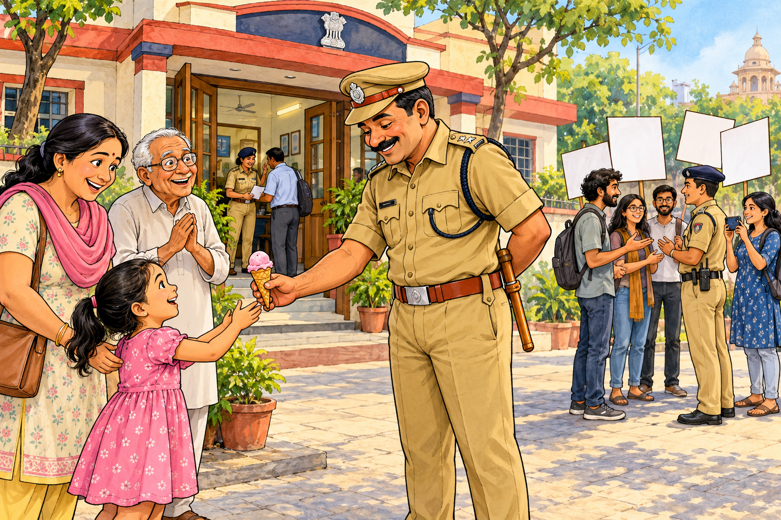 Police Restraint..!